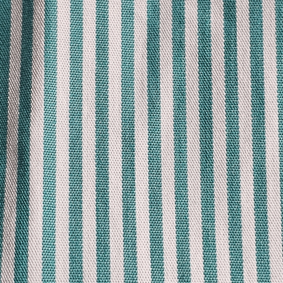Green Pinstripe Button Down Shirt Penningtons Size X - Picture 11 of 11